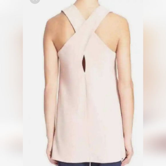 NWOT Theory Parieom Admiral Crepe Sleeveless Top - Picture 7 of 12